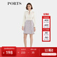 PORTS寶姿春季新品女裝多色條紋優(yōu)雅修身半身裙ALP8S007RFQ064 粉色格紋 XS (2)