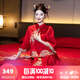 枝己秀禾服新娘婚紗2025新款新中式結婚禮服古裝嫁衣敬酒服 M016 L