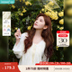 茵曼（INMAN）章若楠同款歐若風(fēng)鏤空薄女裝開(kāi)衫針織衫2025年春秋季新款短款外套 杏色【好評(píng)返現(xiàn)】 S