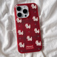 觀(guān)尼可愛(ài)格紋櫻桃小狗卡通適用蘋(píng)果16手機殼iphone16promax感新款雙層15防摔14硅膠13保護套女 格紋櫻桃小狗【單殼】 iPhone 16 pro
