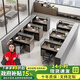 美軒戈職員桌辦公桌員工桌辦公室簡(jiǎn)約財務(wù)桌加厚屏風(fēng)辦公桌椅組合 定制專(zhuān)拍