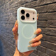 閃曼巴 新款適用iPhone17promax手機殼果凍MagSafe磁吸液態(tài)硅膠蘋(píng)果16保護套全包防摔15plus純色14男女軟 【磁吸款-嬰兒藍】果凍液態(tài)硅膠 iphone 17 Pro Max