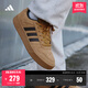 adidas「小鋸齒」D-PAD CLASSIC休閑美高風(fēng)復(fù)古籃球板鞋阿迪達(dá)斯   棕色   42