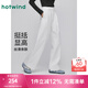 熱風(fēng)【商場(chǎng)同款】女士直筒寬松休閑褲2025年秋季新款闊腿西褲正裝長(cháng)褲 04白色 M