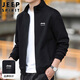 JEEP SPIRIT吉普外套男士衛衣男裝2025秋冬季高端休閑運動(dòng)高級感痞帥上衣服