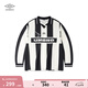 茵寶（Umbro）七夕禮物|官方運動(dòng)polo衫復古球衣男女同款寬松休閑上衣長(cháng)袖長(cháng)T 凝眸黑 2XL