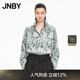 JNBY/江南布衣【商場(chǎng)同款】25秋新品襯衫格紋繡球花圖案5P7212850 597/紫綠系 S