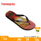 havaianas哈唯納Hype III沙灘男士人字拖夏季海邊戶(hù)外休閑涼拖鞋可外穿 6196-黑/桃 41-42 巴西碼