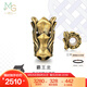 周生生七夕禮物 酷黑生肖龍黃金轉(zhuǎn)運(yùn)珠Charme XL足金串珠組合單顆 定價(jià) 王安宇同款-霸王龍94370C