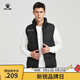 卡爾美（KELME）秋冬運動(dòng)棉衣男足球訓練棉馬甲休閑保暖防寒背心棉服棉襖 黑色 2XL