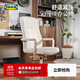 宜家（IKEA）米博格椅子電腦椅游戲電競椅升降辦公轉椅 米黃色轉椅
