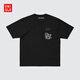 優(yōu)衣庫男女裝UT王者榮耀印花短袖T恤蘭陵王隱身標記款481061 09 黑色 XL /180/108B