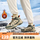 鴻星爾克棉鞋男加絨保暖防滑高幫情侶運動(dòng)鞋子男雪地靴子男【熾野】