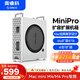 奧?？疲∣RICO）適用于Macmini M4拓展塢10Gbps蘋(píng)果配件usb轉換器M.2固態(tài)硬盤(pán)MiniPro擴容擴展機箱不含硬盤(pán)MS10-5P