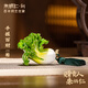 朱炳仁銅 手握百財 白菜客廳玄關(guān)擺件臥室陽(yáng)臺裝飾品辦公室擺設開(kāi)業(yè)品 手握百財