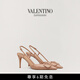 華倫天奴VALENTINO[禮物]女士 VLOGO SIGNATURE 漆皮高跟鞋 肉桂粉色（建議選小半碼） 38