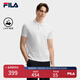 FILA 領(lǐng)航POLO|斐樂(lè)官方男裝針織短袖POLO衫2025夏季新款商務(wù)休閑上衣 標(biāo)準(zhǔn)白-WT XL 180/100A/XL