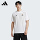 阿迪達斯 （adidas）男 足球系列 REAL UBP TEE 皇家馬德里休閑T恤 JN3062 灰/白 L