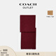 蔻馳（COACH）奧萊女士經(jīng)典標志圍巾戶外保暖紅色 酒紅色