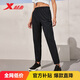 特步運動(dòng)梭織長(cháng)褲健身跑步休閑876228980169 正黑色 XL