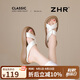 ZHR涼拖鞋女厚底舒適綁帶女鞋夏季一腳蹬輕便拖鞋女 CE91 米色  38