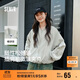 森馬外套女短款寬松純色夾克2025春秋復(fù)古休閑棒球領(lǐng)109125108005