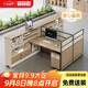 森菲亞職員辦公桌椅組合E0級簡(jiǎn)約現代屏風(fēng)工位員工辦公室辦公桌工作臺