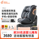兩只兔子求知2Pro智能通風(fēng)加熱兒童安全座椅汽車(chē)用0-8歲寶寶嬰兒車(chē)載360度 【求知2Pro智能3.0】極空黑