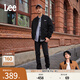 Lee【張凌赫代言】中腰錐形日常顯瘦經(jīng)典五袋款男牛仔褲休閑潮流 黑色(731舒適錐形版型） 34 (160-170斤可選)