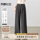 尚都比拉上班通勤風(fēng)休閑褲女夏季梨型身材高腰顯瘦高級闊腿褲垂感氣質(zhì)長(cháng)褲
