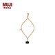 無(wú)印良品（MUJI）含有再生聚酯 手機掛繩 附掛鉤 手機掛件 芥末黃