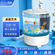 二郎漁桌面生態(tài)魚缸聲控?zé)艄膺^濾制氧一體機(jī)迷你斗魚家用水族箱海魚缸 【氣球小熊】魚缸+造景+聲控?zé)艄?全套專業(yè)級過濾
