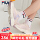 FILA斐樂(lè)童鞋兒童跑步鞋2023夏季中大童兒童復(fù)古跑鞋 樸霧嫩粉/奶白-SG 35碼/內(nèi)長(zhǎng)22.0cm