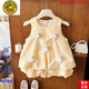 G.DUCKKIDS品牌高檔夏季新款女童套裝女寶無(wú)袖甜美風(fēng)連衣裙兒童薄款小鴨子姐 官方旗艦套裝 均碼 80-90cm/90碼