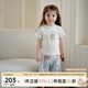 OAK FAMILY夏季新品兒童家居服莫代爾短袖衣服男女寶寶睡衣親子裝套裝 狗狗派對-兒童款 90 cm