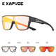 卡普沃（KAPVOE）騎行眼鏡近視套鏡日夜兩用防紫外線(xiàn)防風(fēng)防塵鏡大框變色護目鏡
