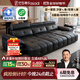 法莎蒂政府補貼意式極簡勞倫斯零靠墻電動功能沙發(fā)頭層牛皮沙發(fā)SF1219皮 【三電動】3.4米單扶單+單+單扶單 【旗艦版·新太空坐感】3.0mm超厚全頭層牛皮