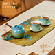 朱炳仁銅  上春山茶禮套裝 紫銅壺手工銅壺養(yǎng)生茶壺 禮贈(zèng) 上春山茶禮套裝