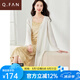 恰凡（QIAFAN）春夏季節(jié)中長款凈版針織開衫氣質(zhì)2025新款披肩百搭空調(diào)衫洋氣外套 白色 2XL  126-138斤
