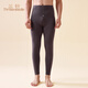 三針男士秋褲舒絨棉毛褲磨毛打底線(xiàn)褲襯褲保暖褲 2501B駝色 XL