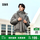 森馬棉服男設(shè)計(jì)感假兩件冬外套厚款保暖立領(lǐng)棉衣繡花107824112103