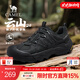 駱駝【云山2代】王俊凱同款登山鞋男防滑舒適運動(dòng)休閑增高徒步鞋 G15AX48081 黑色【四季款】 42