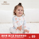 英氏（YEEHOO）嬰兒衣服嬰兒連體衣新生兒衣服寶寶衣服春秋爬服1歲-2歲