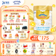 澳優(yōu)（Ausnutria）能立多【滿箱加贈(zèng)】?jī)和浞侥谭郏?歲以上適用）4段 能立多4段800克【轉(zhuǎn)段好禮】