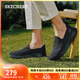 斯凱奇（SKECHERS）男鞋秋季薄款一腳蹬網(wǎng)面健步鞋軟底外穿運動(dòng)休閑鞋54609