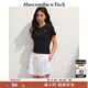 ABERCROMBIE & FITCH【百搭純色】女裝25夏季經(jīng)典小麋鹿修身圓領(lǐng)短袖T恤KI139-5759 黑色 M (165/96A)