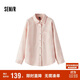 森馬（Semir）森柔牛仔|商場(chǎng)同款牛仔襯衫女oversize春季2025襯衣103125105002