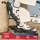 FILA 斐樂(lè)官方女鞋OAKMONT SANDAL摩登涼鞋2025夏新款歐客漫涼鞋 奶白/可可褐-GC 39