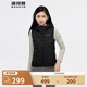 波司登（BOSIDENG）【斷碼清倉(cāng)】輕薄鵝絨羽絨服女短款90絨修身顯瘦零壓防風(fēng)馬甲背心 【店長(zhǎng)推薦】黑色8056 M 165/88A