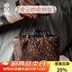 容山堂香云紗茶具收納包戶(hù)外旅行茶具一壺兩杯便攜紫砂壺收納袋 一壺兩杯收納包-香云紗款